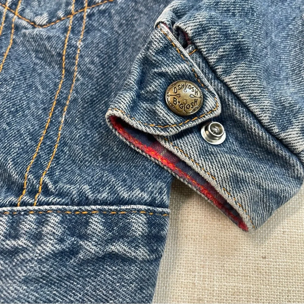 Vintage Oshkosh B’Gosh Denim Western Jacket Size 6 - Picture 4 of 12